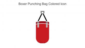 Boxer Punching Bag Colored Icon In Powerpoint Pptx Png And Editable Eps Format