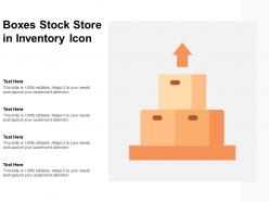 Boxes Stock Store In Inventory Icon