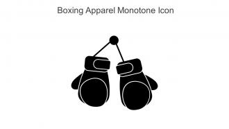 Boxing Apparel Monotone Icon In Powerpoint Pptx Png And Editable Eps Format