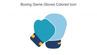 Boxing Game Gloves Colored Icon In Powerpoint Pptx Png And Editable Eps Format