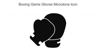 Boxing Game Gloves Monotone Icon In Powerpoint Pptx Png And Editable Eps Format