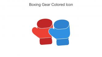 Boxing Gear Colored Icon In Powerpoint Pptx Png And Editable Eps Format