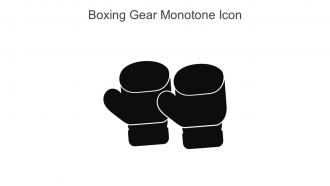 Boxing Gear Monotone Icon In Powerpoint Pptx Png And Editable Eps Format