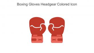 Boxing Gloves Headgear Colored Icon In Powerpoint Pptx Png And Editable Eps Format