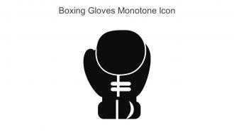 Boxing Gloves Monotone Icon In Powerpoint Pptx Png And Editable Eps Format