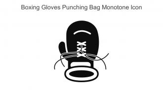Boxing Gloves Punching Bag Monotone Icon In Powerpoint Pptx Png And Editable Eps Format