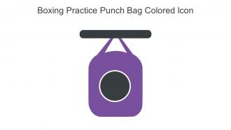 Boxing Practice Punch Bag Colored Icon In Powerpoint Pptx Png And Editable Eps Format