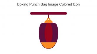 Boxing Punch Bag Image Colored Icon In Powerpoint Pptx Png And Editable Eps Format