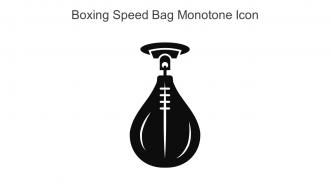 Boxing Speed Bag Monotone Icon In Powerpoint Pptx Png And Editable Eps Format