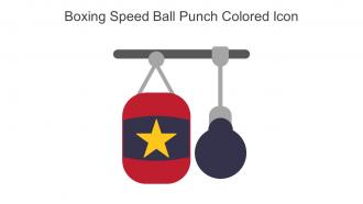 Boxing Speed Ball Punch Colored Icon In Powerpoint Pptx Png And Editable Eps Format