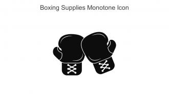 Boxing Supplies Monotone Icon In Powerpoint Pptx Png And Editable Eps Format