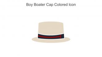 Boy Boater Cap Colored Icon In Powerpoint Pptx Png And Editable Eps Format