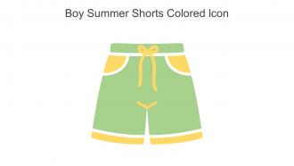 Boy Summer Shorts Colored Icon In Powerpoint Pptx Png And Editable Eps Format