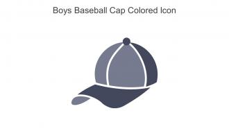 Boys Baseball Cap Colored Icon In Powerpoint Pptx Png And Editable Eps Format