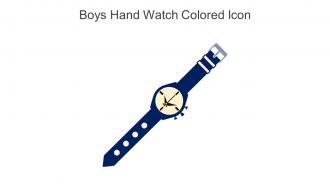 Boys Hand Watch Colored Icon In Powerpoint Pptx Png And Editable Eps Format