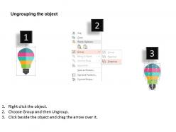 75672911 style variety 3 idea-bulb 5 piece powerpoint presentation diagram infographic slide
