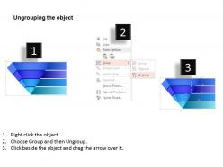 Bp reverse pyramid with four stages powerpoint template