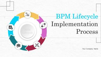 BPM Lifecycle Implementation Process PowerPoint PPT Template Bundles DK MD