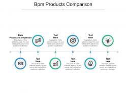 Bpm products comparison ppt powerpoint presentation icon graphic tips cpb