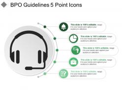 Bpo Guidelines 5 Point Icons