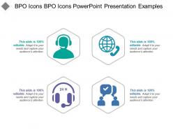 Bpo icons powerpoint presentation examples