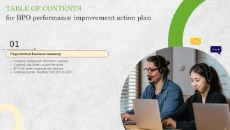 BPO Performance Improvement Action Plan Powerpoint Presentation Slides Aesthatic Graphical
