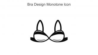 Bra Design Monotone Icon In Powerpoint Pptx Png And Editable Eps Format