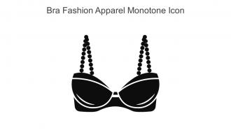 Bra Fashion Apparel Monotone Icon In Powerpoint Pptx Png And Editable Eps Format
