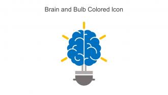 Brain And Bulb Colored Icon In Powerpoint Pptx Png And Editable Eps Format
