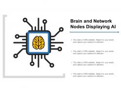 Brain And Network Nodes Displaying Ai