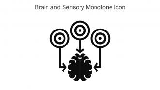 Brain And Sensory Monotone Icon In Powerpoint Pptx Png And Editable Eps Format
