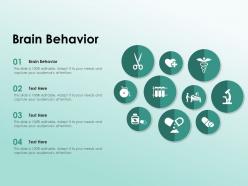 Brain behavior ppt powerpoint presentation portfolio information