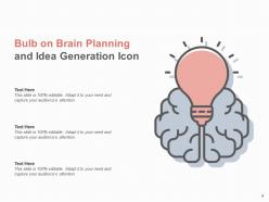 Brain Bulb Planning And Idea Generation Gear Business