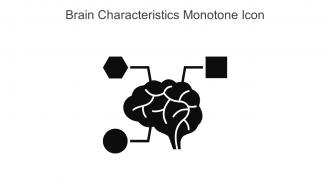 Brain Characteristics Monotone Icon In Powerpoint Pptx Png And Editable Eps Format