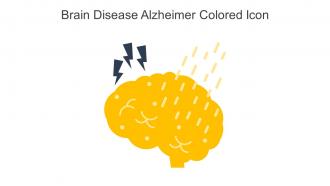 Brain Disease Alzheimer Colored Icon In Powerpoint Pptx Png And Editable Eps Format