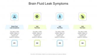 Brain Fluid Leak Symptoms In Powerpoint And Google Slides Cpb