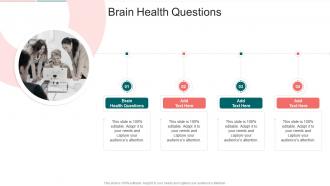 Brain Health Questions In Powerpoint And Google Slides Cpb