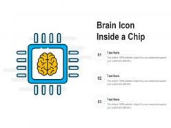 Brain icon inside a chip
