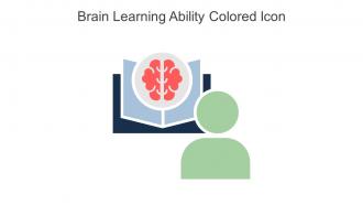 Brain Learning Ability Colored Icon In Powerpoint Pptx Png And Editable Eps Format