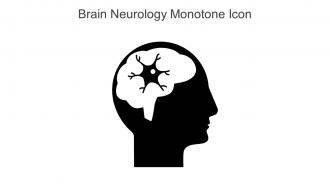 Brain Neurology Monotone Icon In Powerpoint Pptx Png And Editable Eps Format