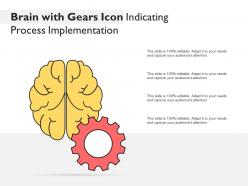 Brain with gears icon indicating process implementation
