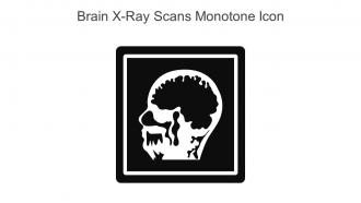 Brain X Ray Scans Monotone Icon In Powerpoint Pptx Png And Editable Eps Format