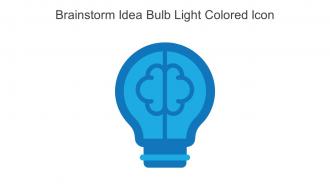 Brainstorm Idea Bulb Light Colored Icon In Powerpoint Pptx Png And Editable Eps Format