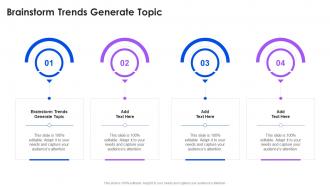 Brainstorm Trends Generate Topic In Powerpoint And Google Slides Cpb