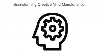 Brainstorming Creative Mind Monotone Icon In Powerpoint Pptx Png And Editable Eps Format