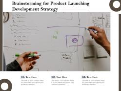 Brainstorming For Product Launching Development Strategy