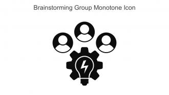 Brainstorming Group Monotone Icon In Powerpoint Pptx Png And Editable Eps Format