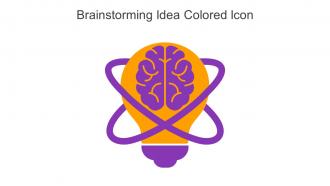 Brainstorming Idea Colored Icon In Powerpoint Pptx Png And Editable Eps Format