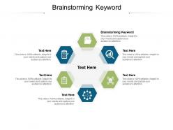 Brainstorming keyword ppt powerpoint presentation outline tips cpb