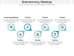 Brainstorming meetings ppt powerpoint presentation background images cpb